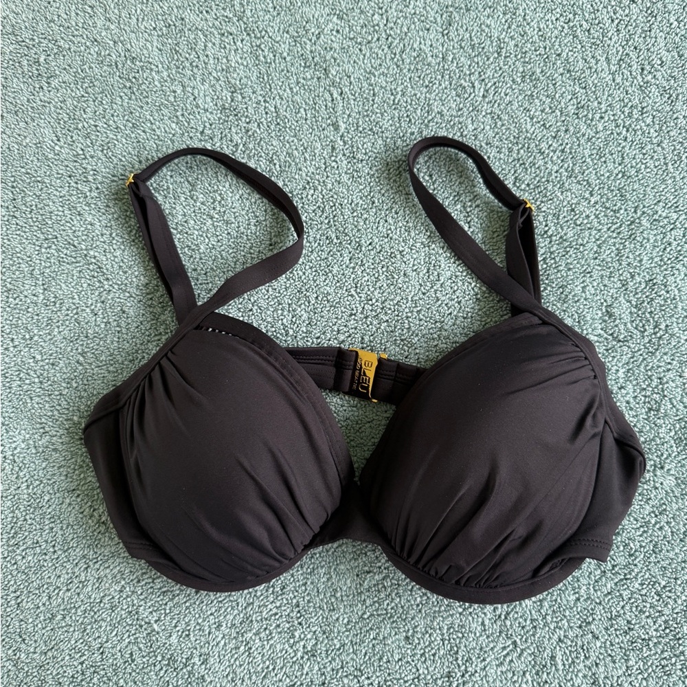 Bleu Rod Beattie Black Bikini Top 34 D